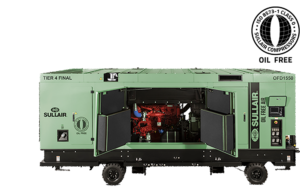 OFD1550 T4F Oil Free Portable Diesel Rotary Screw Compressor